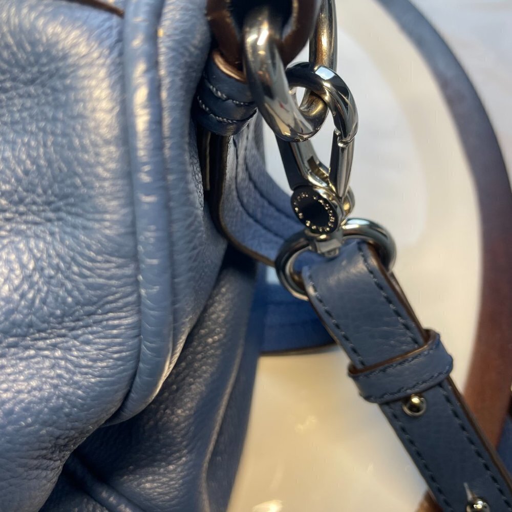 Marc Jacobs Dark Teal Leather Pocketbook - Picture 2 of 9